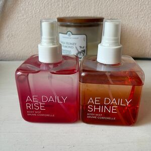 lot of 2 American Eagle AE Daily SHINE & RISE  Body Mist 8 Rare  HTF